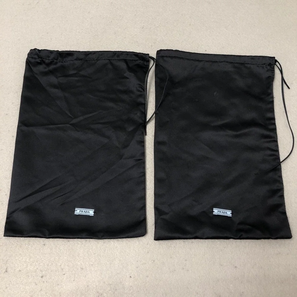Prada Packaging Set OS Black White Authentic Luxury Storage Accessories 10x12x4